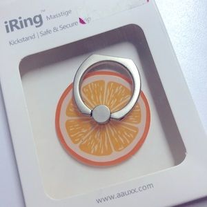 Orange phone ring | kickstand | phone stand